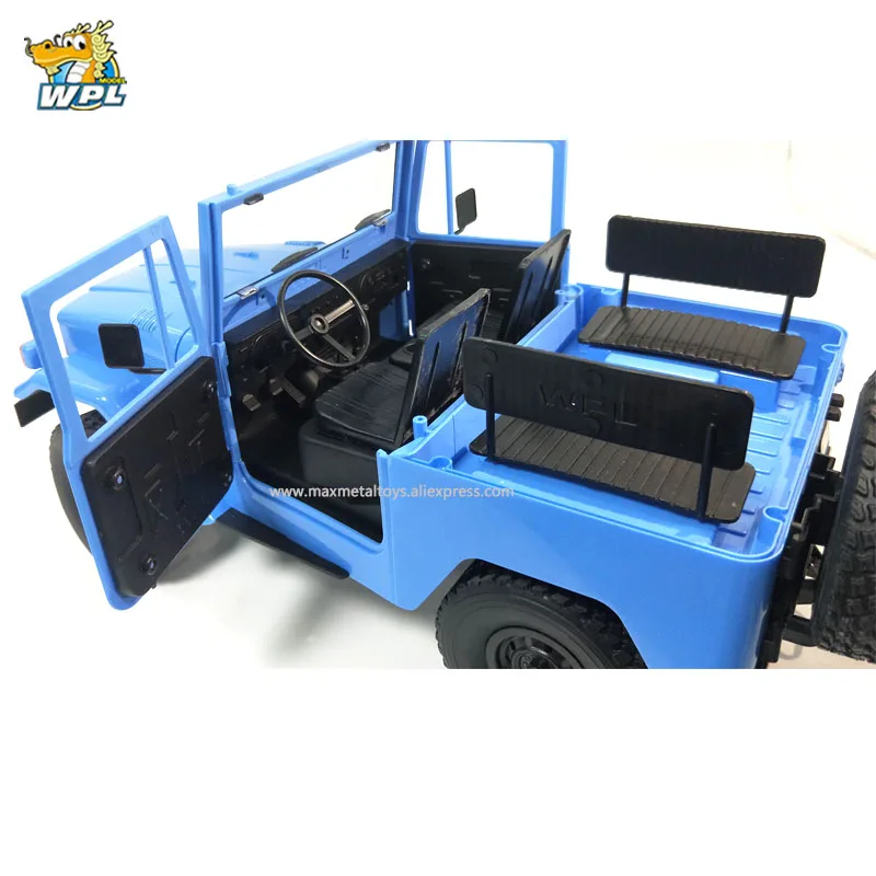 WPL C34K KM металлический 1:16 Toyota FJ40 4WD для скалолазания на внедорожнике, автомобиль с дистанционным управлением, аксессуары для самостоятельной сборки, модифицированная модель игрушек для мальчиков