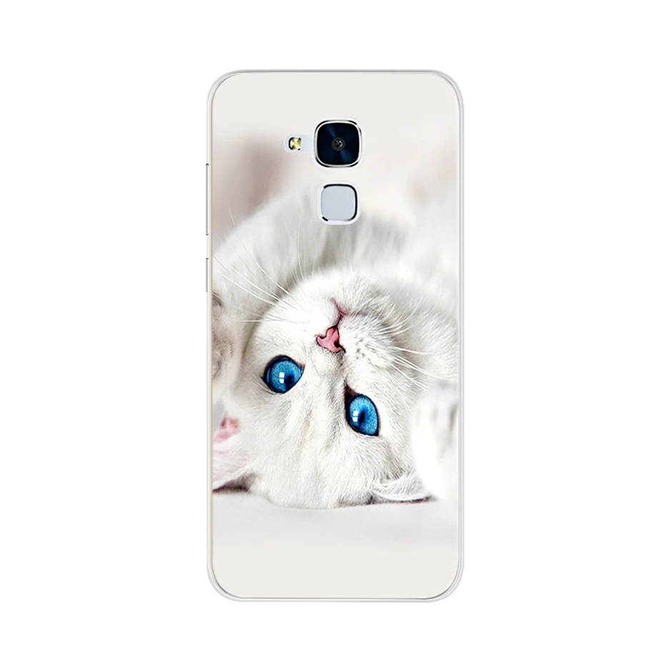 Лаванда Чехол для huawei GT3, чехол для huawei Honor 7 lite/huawei GR5 Mini, мягкая задняя крышка из ТПУ, чехол для телефона huawei GT3 NMO-L21 чехол - Цвет: Лаванда