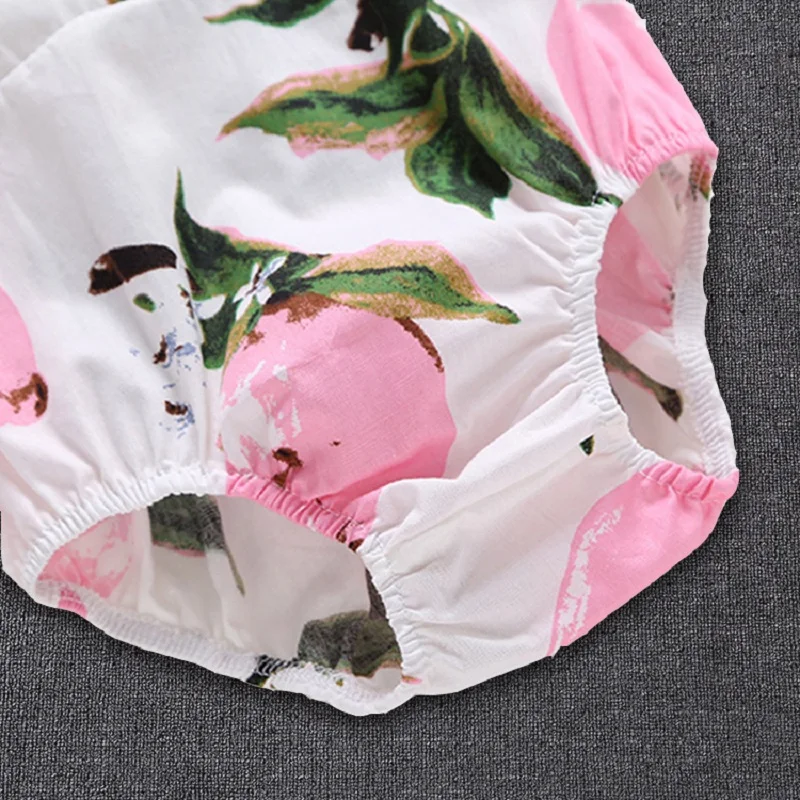 Боди без рукавов с открытой спиной для новорожденных девочек комбинезон на