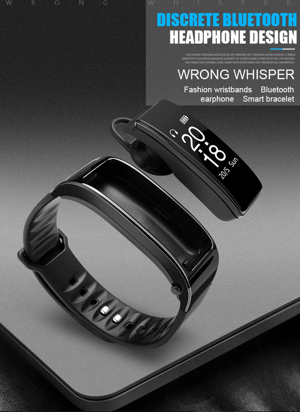 Смарт-часы с монитором сердечного ритма, шагомером, Y3, умный браслет, Bluetooth, наушники, 2 в 1, телефонные звонки, напоминающие, умные часы для мужчин