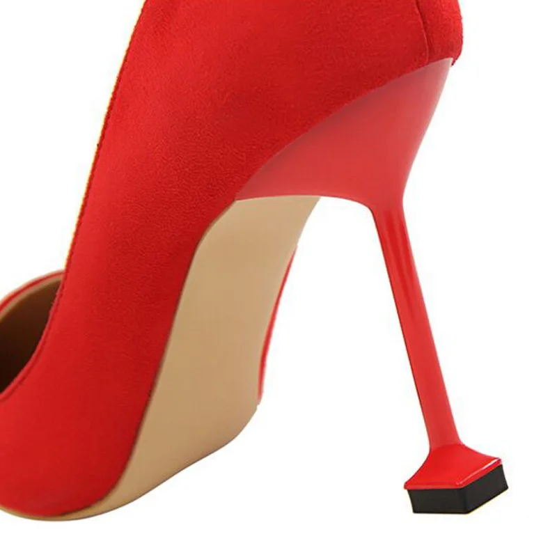 Туфли-лодочки BIGTREE женские на высокой шпильке заостренный носок свадебная обувь