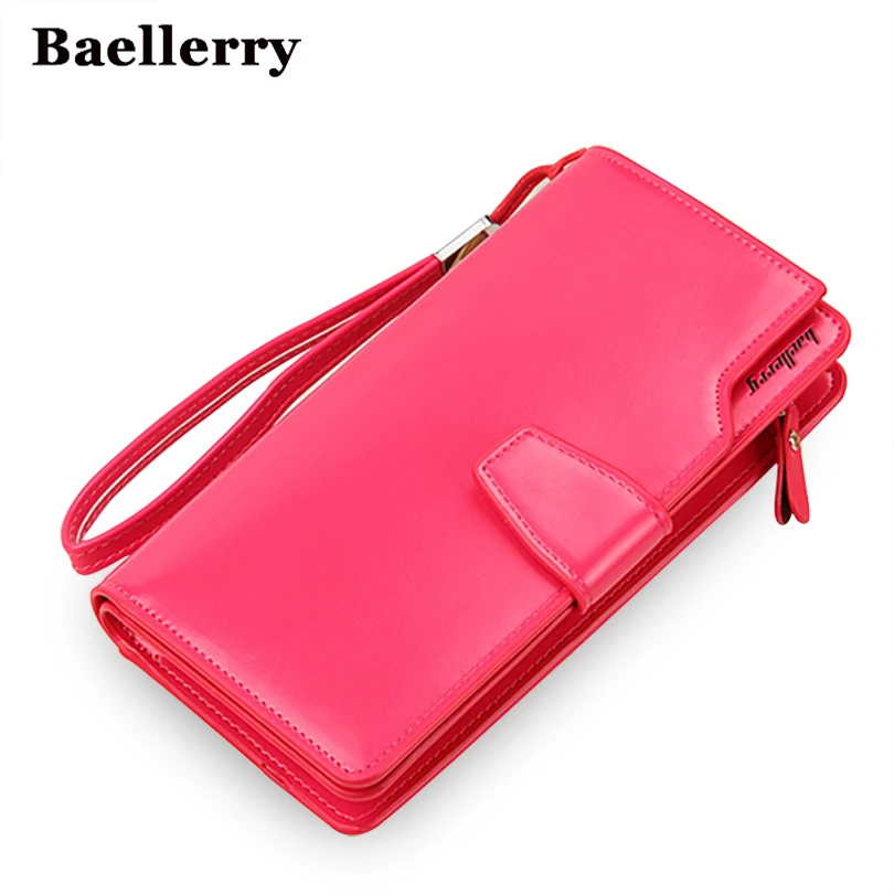 Высококачественный женский кошелек модный большой вместительный кожаный