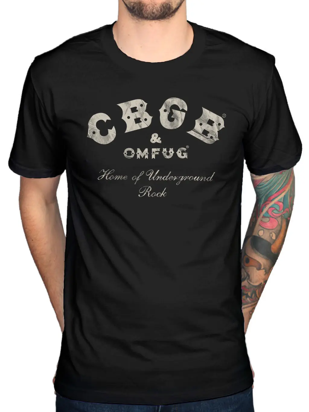 Официальный CBGB подземных горных футболка панк рок группы Ramones Blondie Новый Мерч|the