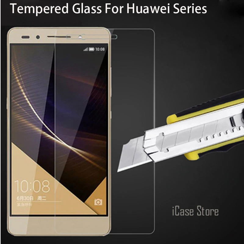 2.5D с уровнем твердости 9 H закаленное Стекло для Huawei Honor 4C 8 7 5C 5X P8 Lite P6 P7 Экран