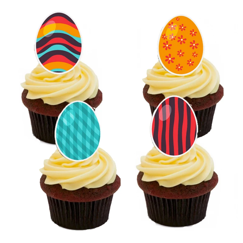 Украшение пасхальные яйца для украшения торта в виде чашки вафли глазировки