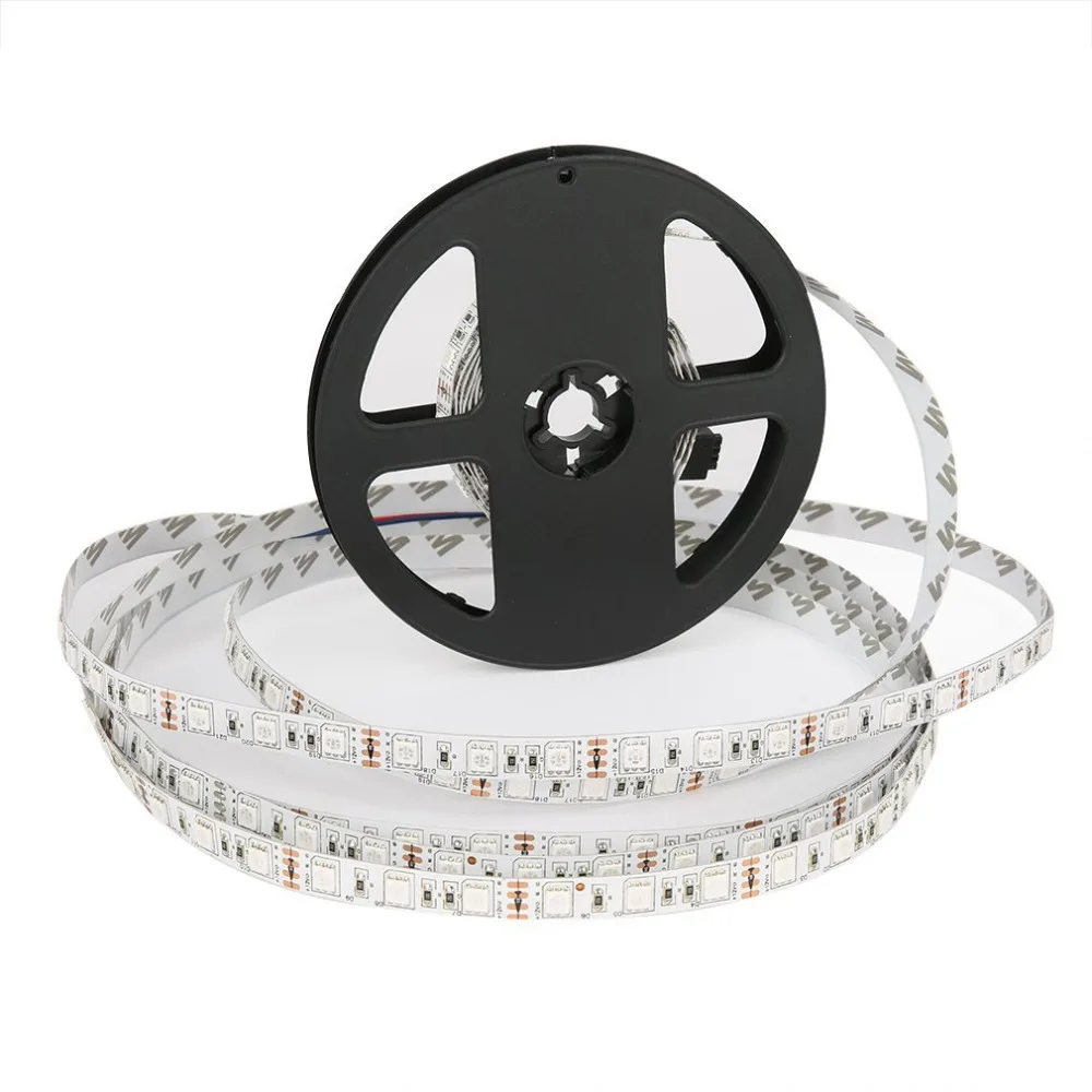 Светодиодные ленты фонари RGB SMD 5050 Водонепроницаемый 16.4ft 5 м 300 светодиодный s 20 Цвета изменение гибкий