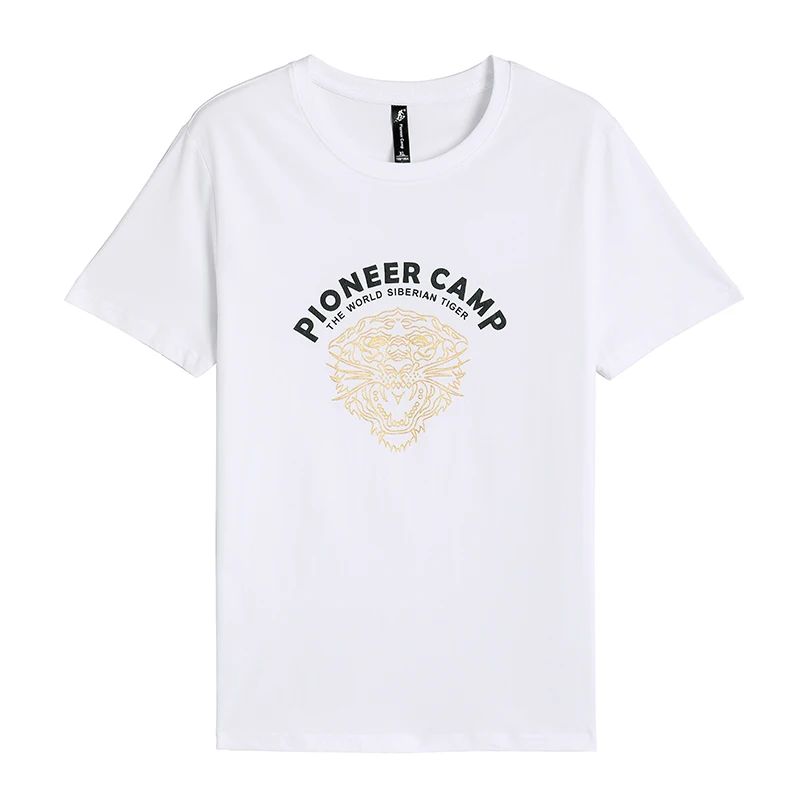 Мужская футболка с коротким рукавом Pioneer camp Повседневная Мягкая из 100% хлопка