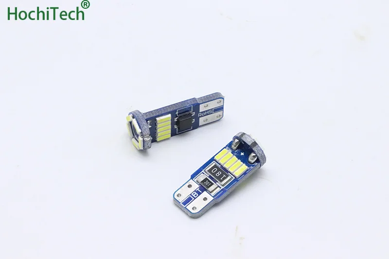 2 шт. T10 W5W 194 168 LED автомобильная парковочная боковая сигнальная лампа номерного