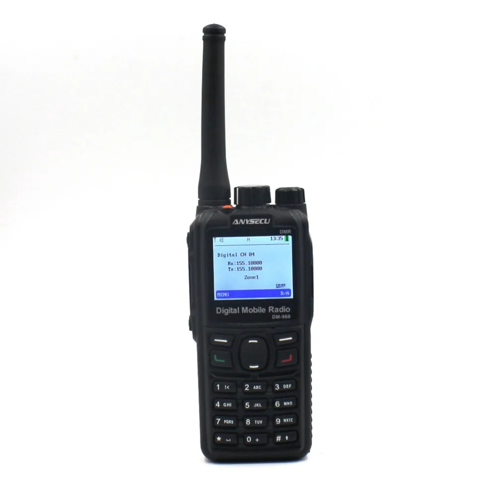 2 шт. двойной режим TDMA цифровой/аналоговый DMR радио anysecu DM-960 VHF 3000 мАч Совместимость