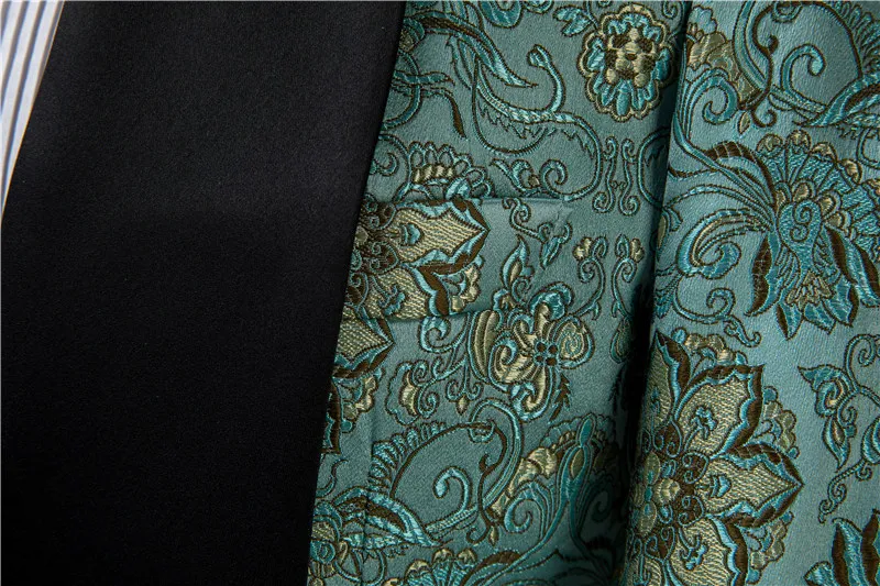 Великолепные индивидуальные смокинги для жениха мужской костюм с зеленым