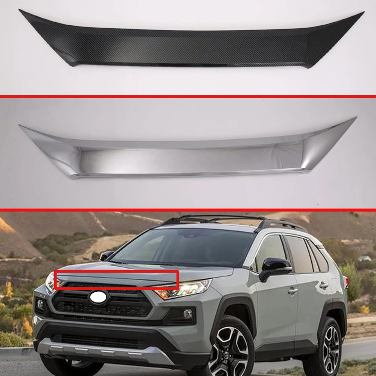 Для TOYOTA Rav4 (XA50) 2019 2020 передний капот решетка гриля бампер губа сетка отделка