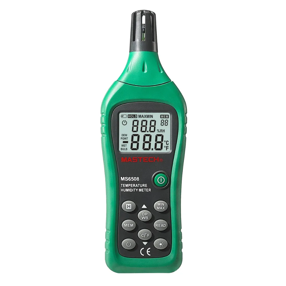 MASTECH Термогигрометр цифровой Температура Влажность измеритель влажности тестер