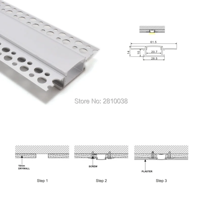 15 X1 M Sets/Lot New developed aluminium profile led strip and ultra wide T-shape led alu channel for recessed wall lamp