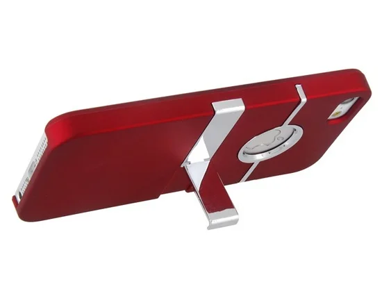 Plated Decorative Strips Design Matting PC Protective Case case for iphone 5 (Red) |