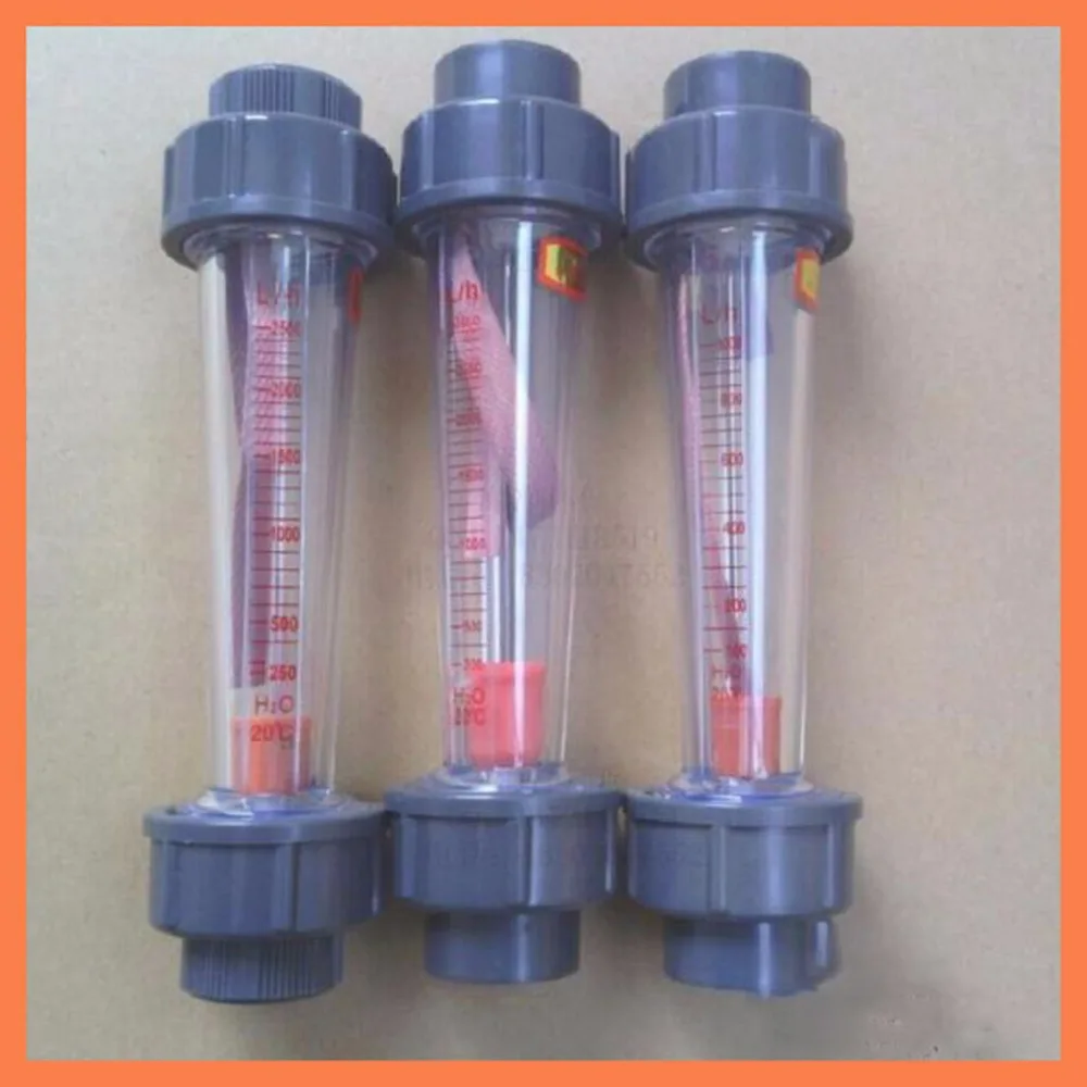 

LZB-50S Rotameter Plastic Water Flow Meter (Long tube) Flow range 1-10m3/h ,LZB50S Tools Flow Meters plumbing