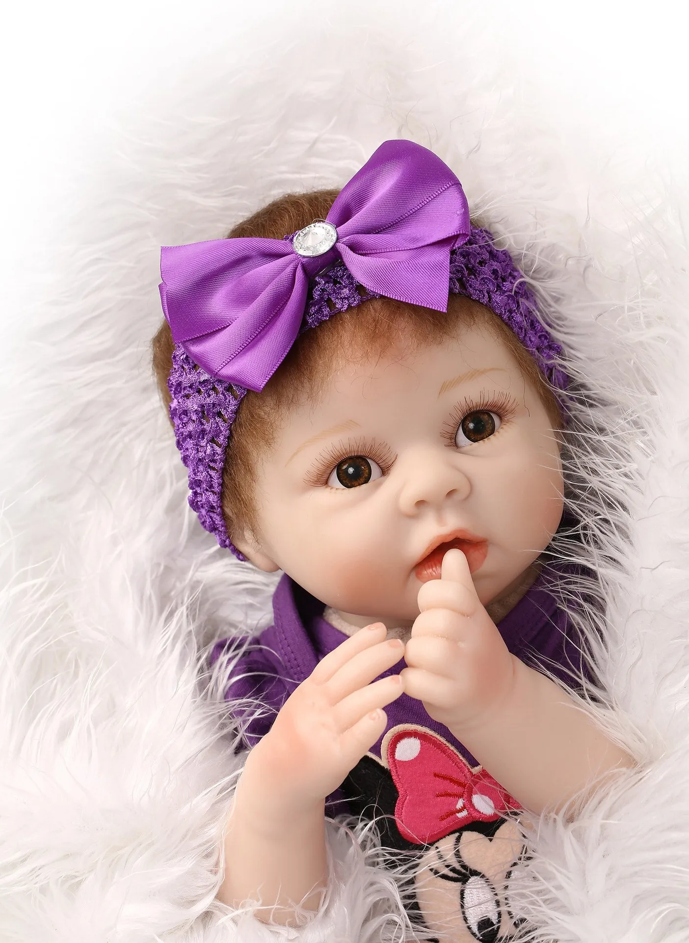 Силиконовая Мягкая виниловая кукла для новорожденного 55 см, мягкая силиконовая кукла для новорожденного, реалистичные куклы для новорожденного