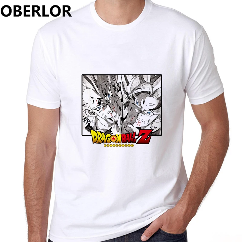 Camiseta Masculina принт Dragon Ball Z футболка Япония Аниме странные вещи хлопок Повседневная одежда Harajuku уличная футболка для мужчин - Цвет: TP1733490