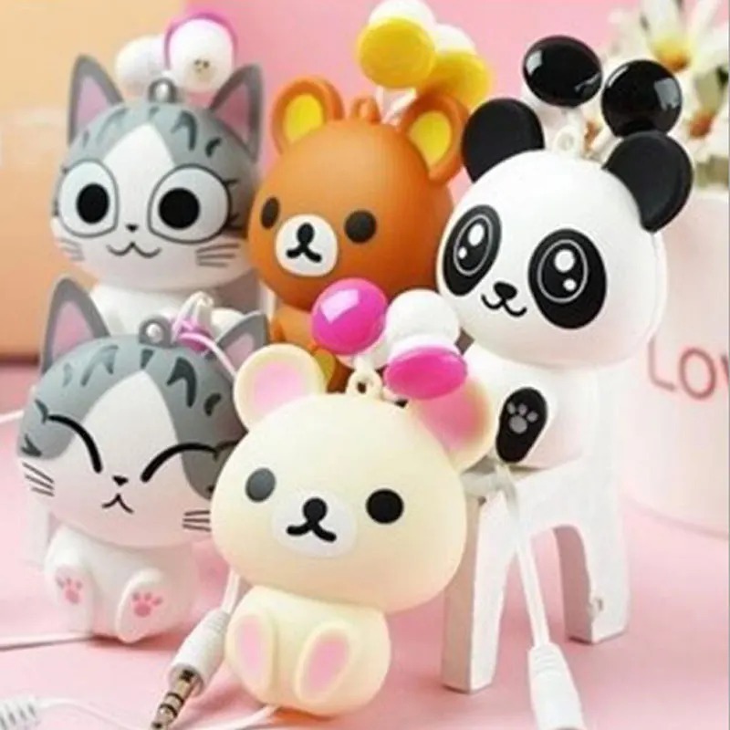 Милые наушники гарнитура сыры кошки мультфильм автоматические выдвижной