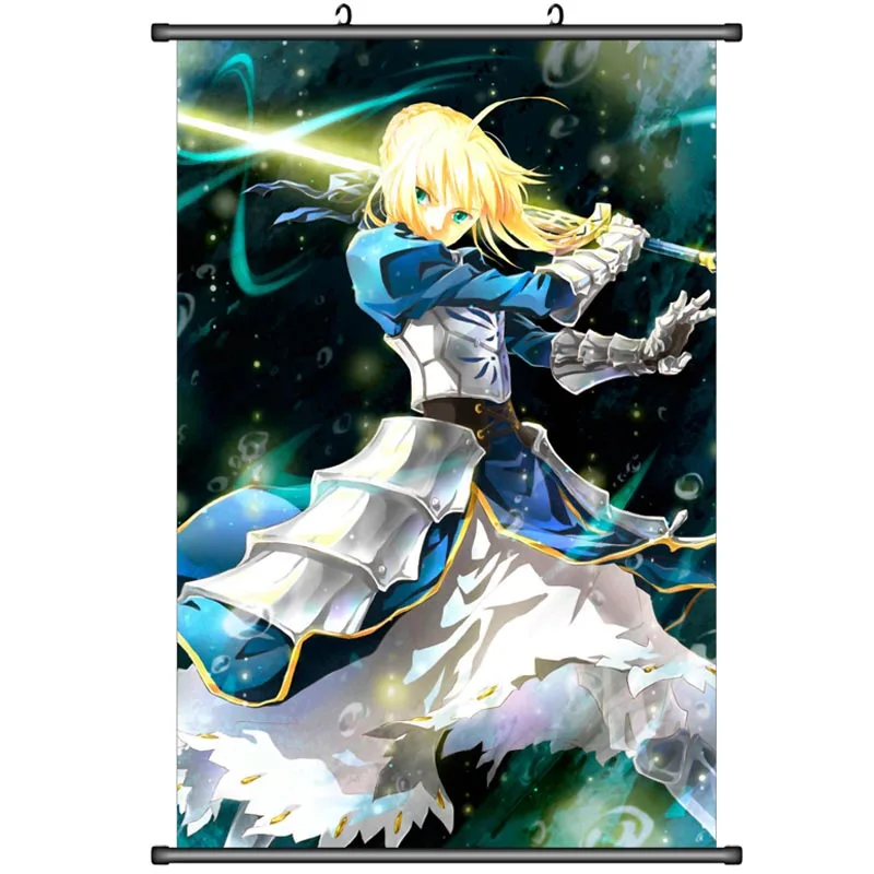 Японский аниме Fate/Grand Order FGO Fate/Zero Altria Pendragon Saber King Arthur домашний Декор настенный