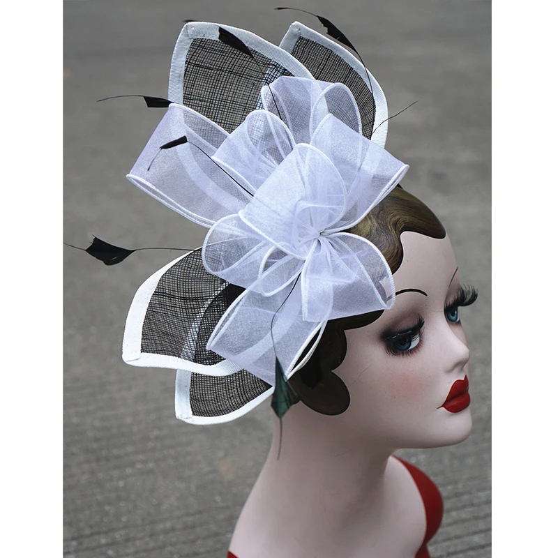 10 шт. Женская Вуалетка шт.|fascinator hats|sinamay hatswomen fascinators |