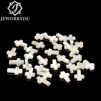 creative cross tridacna stone beads white 813mm 1318mm natural stone beads for jewelry making earring bracelet pendant gifts