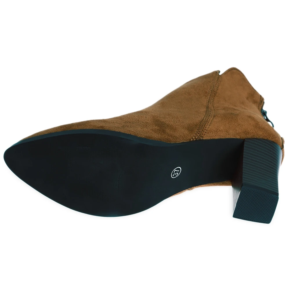 2017 Весна Осень Стильный Дизайн Молния Пряжка Украшения Острым Носом Дамы Толстая