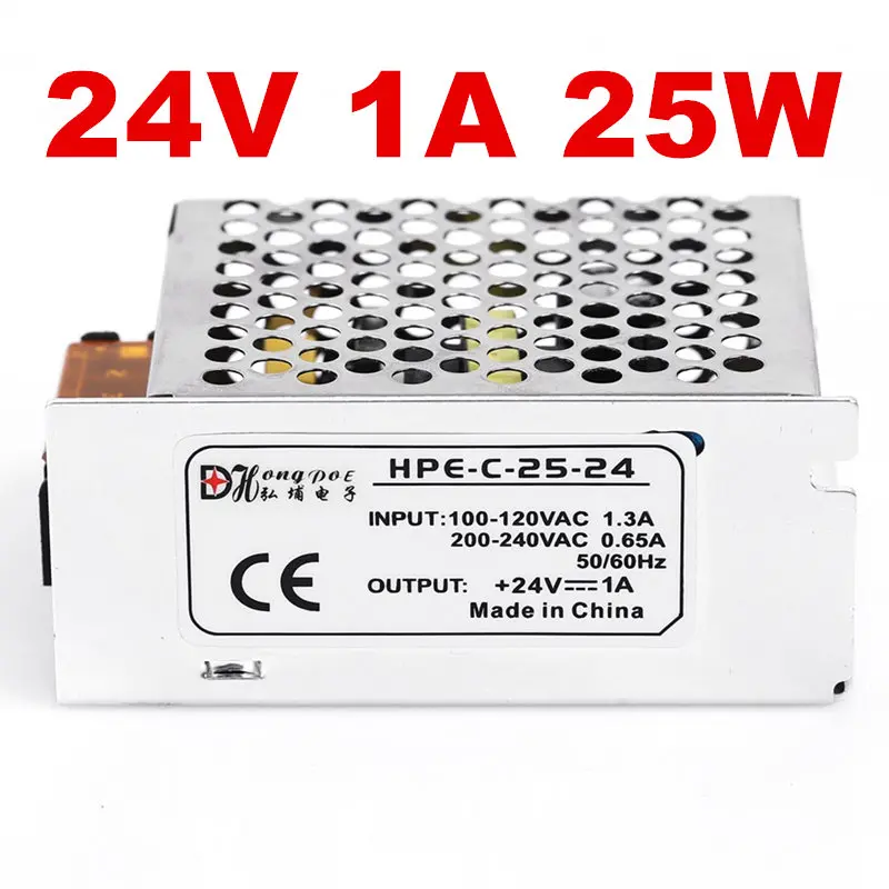 DC24V 1A 1.5A 2A 2.5A 3.2A 4.5A 5A 6.2A 8.3A 10A 14.6A 20A 25A Питание светодиодный драйвер Мощность адаптер для Светодиодные ленты светильник