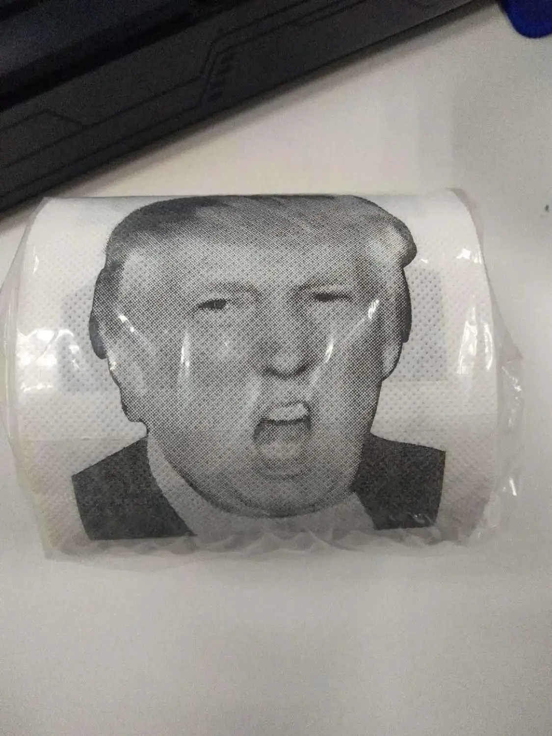 1 рулон креативная туалетная бумага с президентом Дональдом Трампом|Переносные