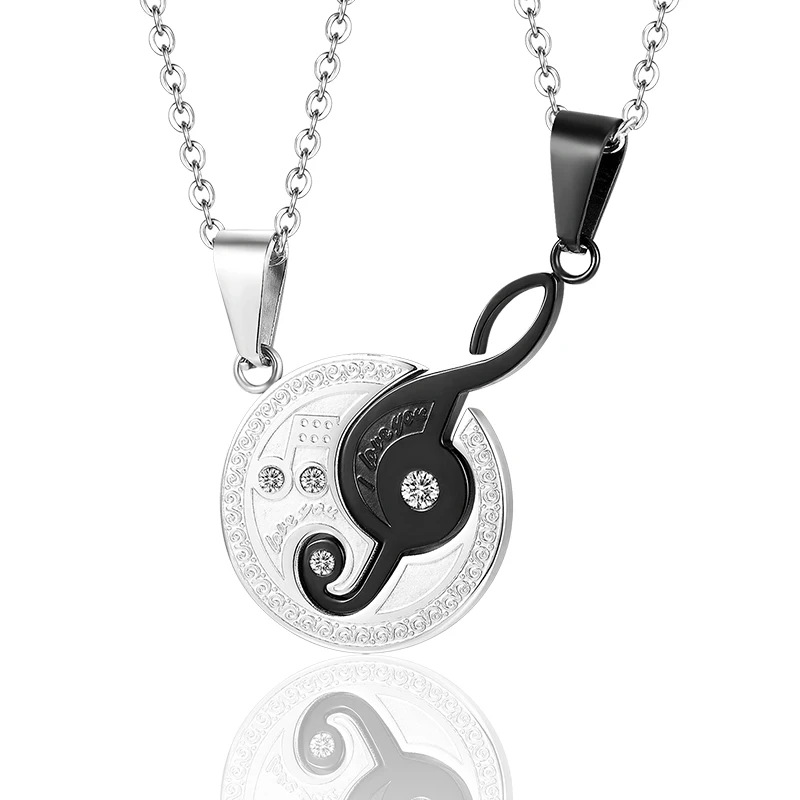 2 шт./пара модных ювелирных изделий кулон для мужчин и женщин ожерелье из