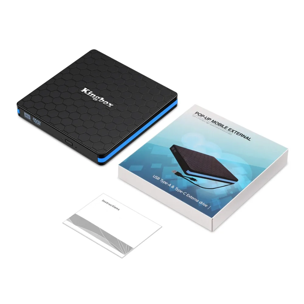 Leelbox 2019 внешний комбинированный оптический привод DVD/CD плеер Компьютер ПК Burner
