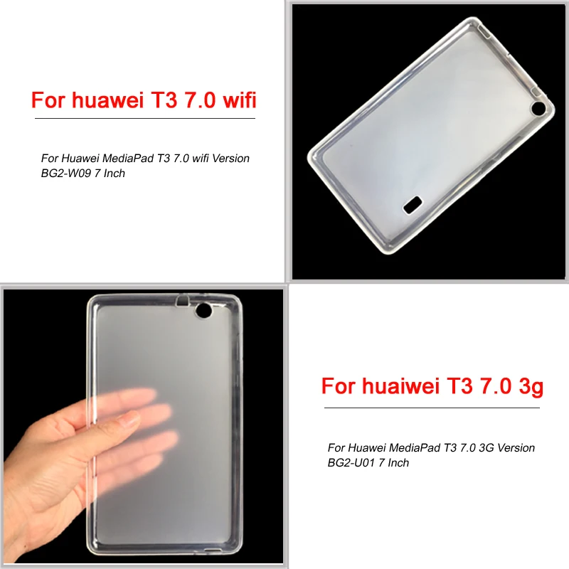 YKaiserin ТПУ силиконовый мягкий чехол для планшета для huawei MediaPad T3 7,0 Wifi 3g/Медиа Pad T3 8,0 9,6 10 T2 10 Pro T5 10,1 чехол