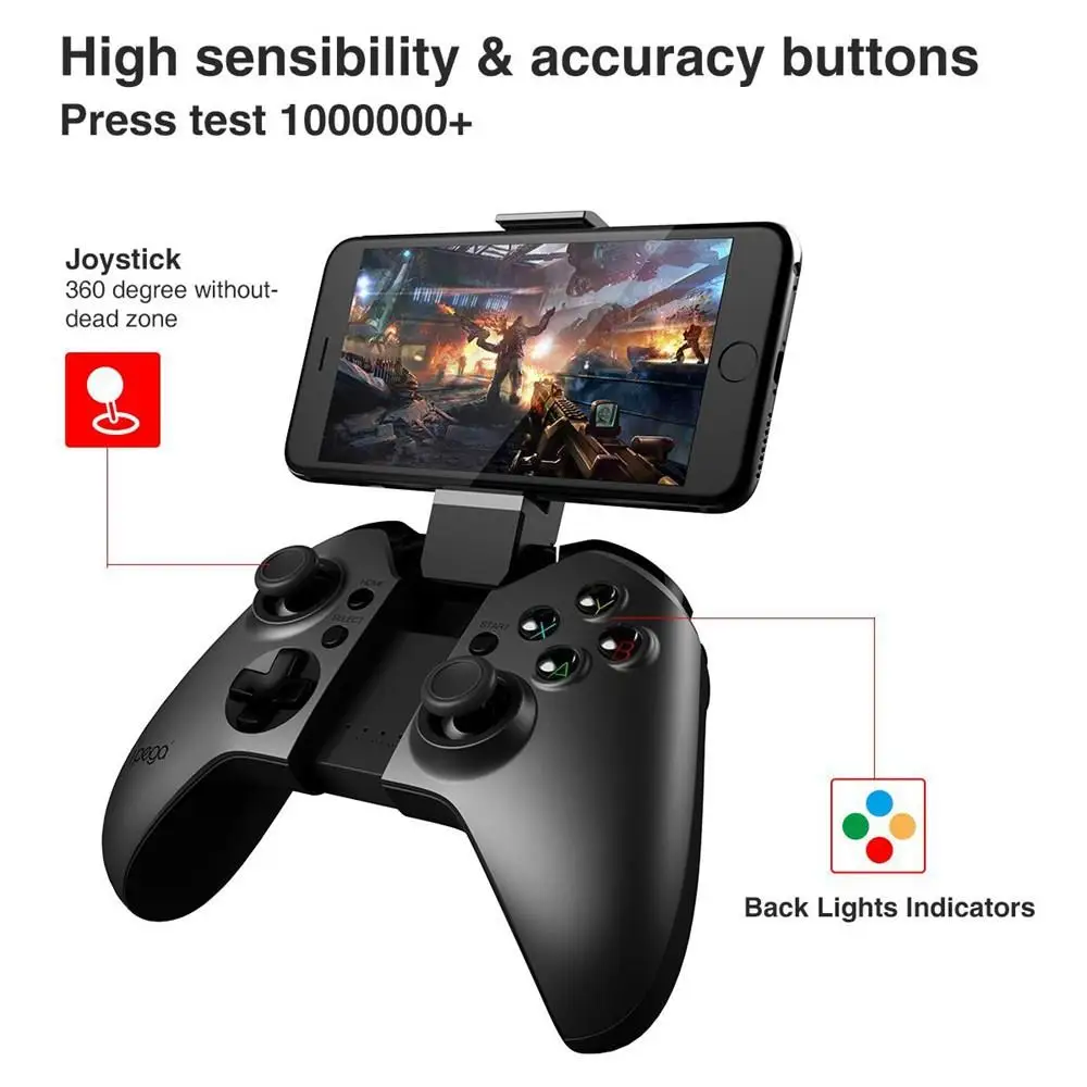 Ipega PG-9062S Wireless Bluetooth Gamepad Game Controller Dual Motor Joystick for iOS Xiaomi PC TV vs gamesir g3s jostick para |
