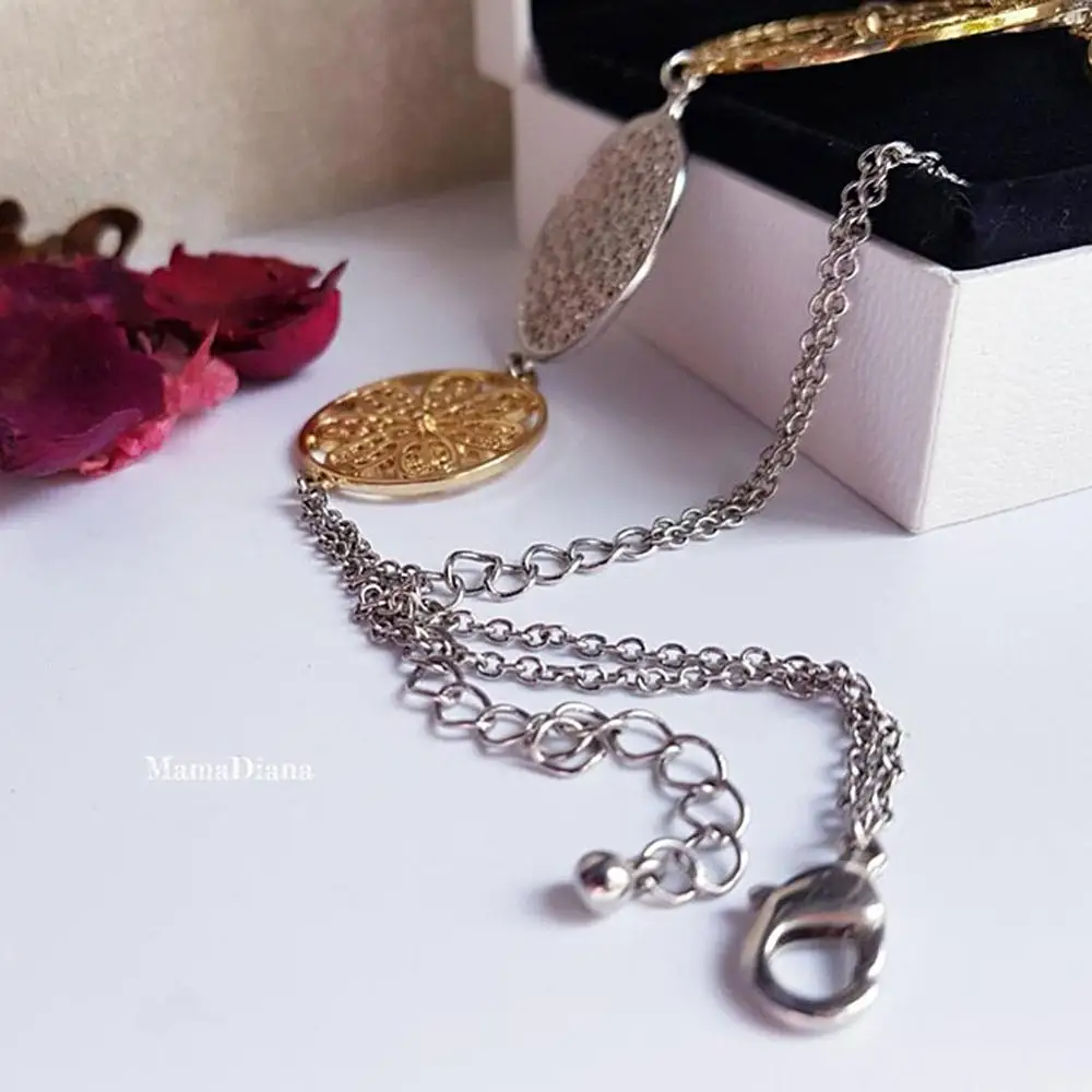 TrinketSea золотой кулон Подсолнечник &amp ожерелье для женщин Чокеры с серебряным