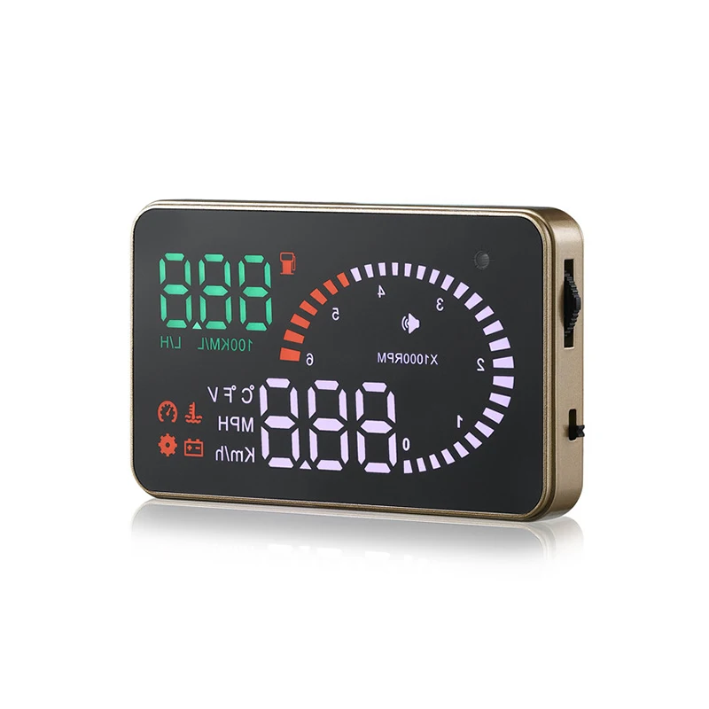 Лобовое стекло проектор аксессуары Hud Дисплей OBD2 цифровой автомобильный скоростной метр X6 HUD автомобильный скоростной проектор на лобовое стекло