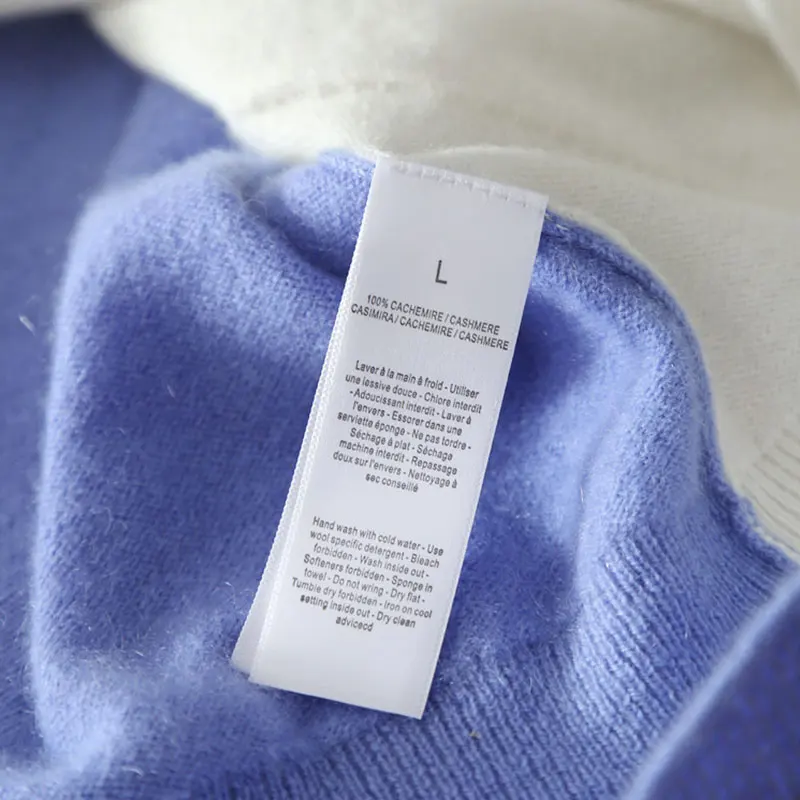 2018 весна осень v-образный вырез 100% чистый кашемир кардиганы пэчворк белый Макси