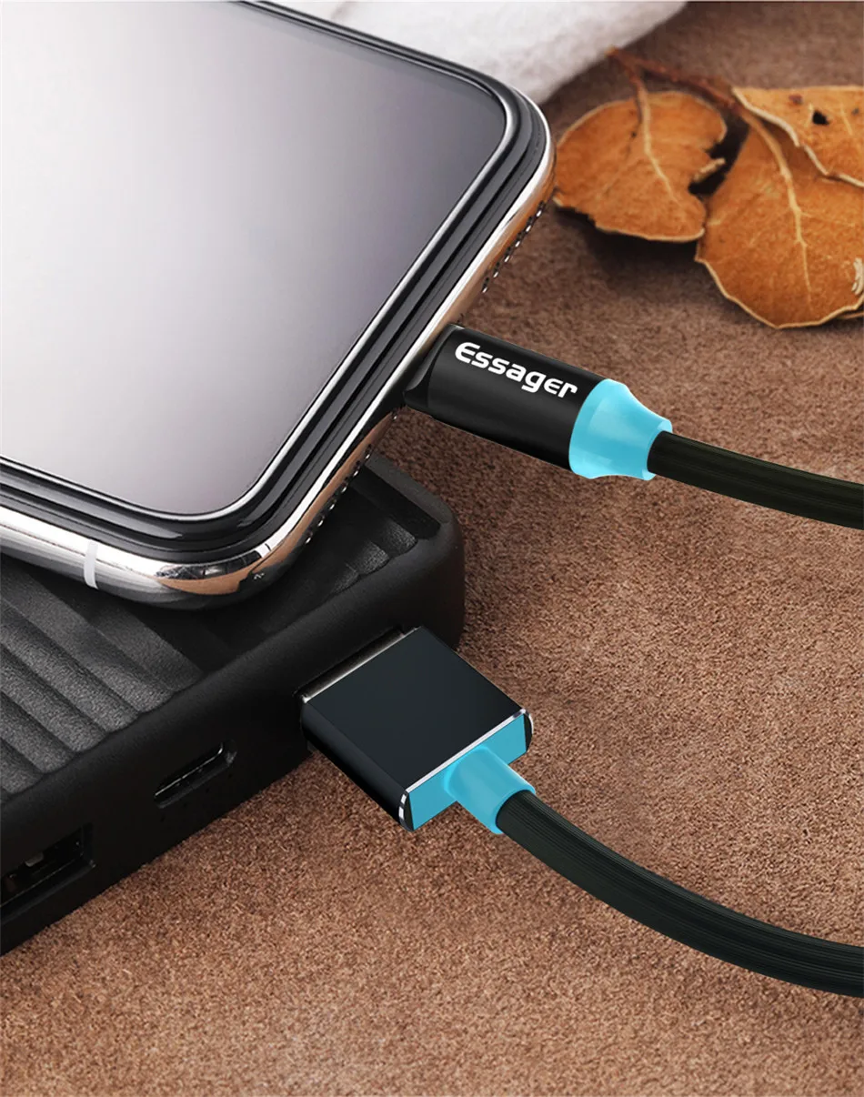 Магнитный usb-кабель Essager для iPhone, Магнитный зарядный шнур type C mi cro, usb-кабель для Xiaomi mi 9 8 samsung S10 S9 S8 S7