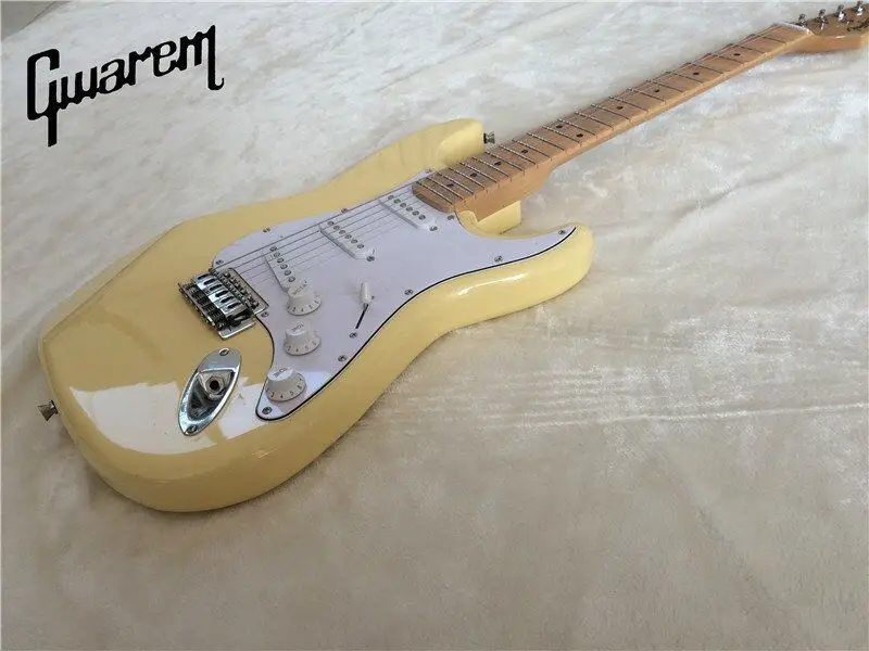 Электрогитара/Gwarem Creamycolor гитара/Yngwie Malmsteen/гитара в Китае|yngwie malmsteen|electric guitarguitare
