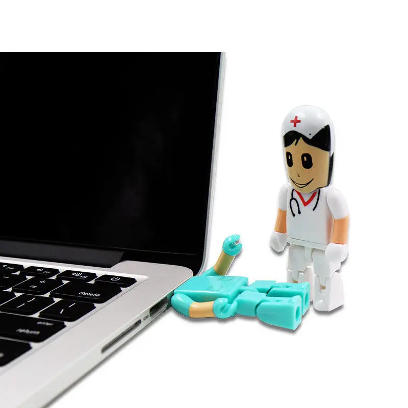 Новые флэш накопители Crazy доктор медсестер 4 ГБ 8 16 32 64 Гб 128 256 USB 2 0 карта памяти