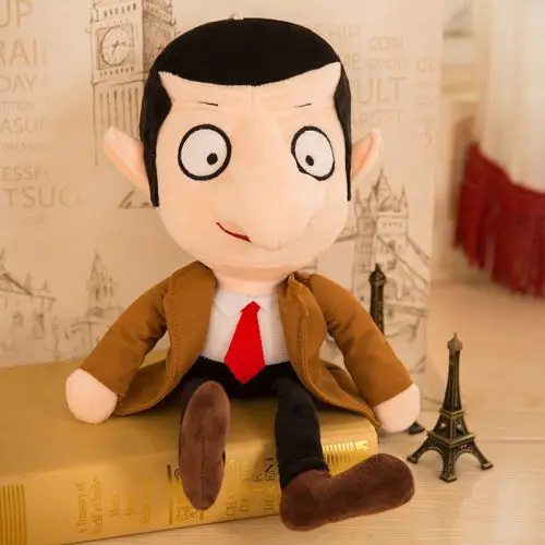 Mr Bean 30cm Cute Mr Bean Teddy Bear Kawaii Plush Stuffed Toys Mr.Bean Toys For Children Birthday Present Gifts Knuffels Dieren - Цвет: Mr Bean