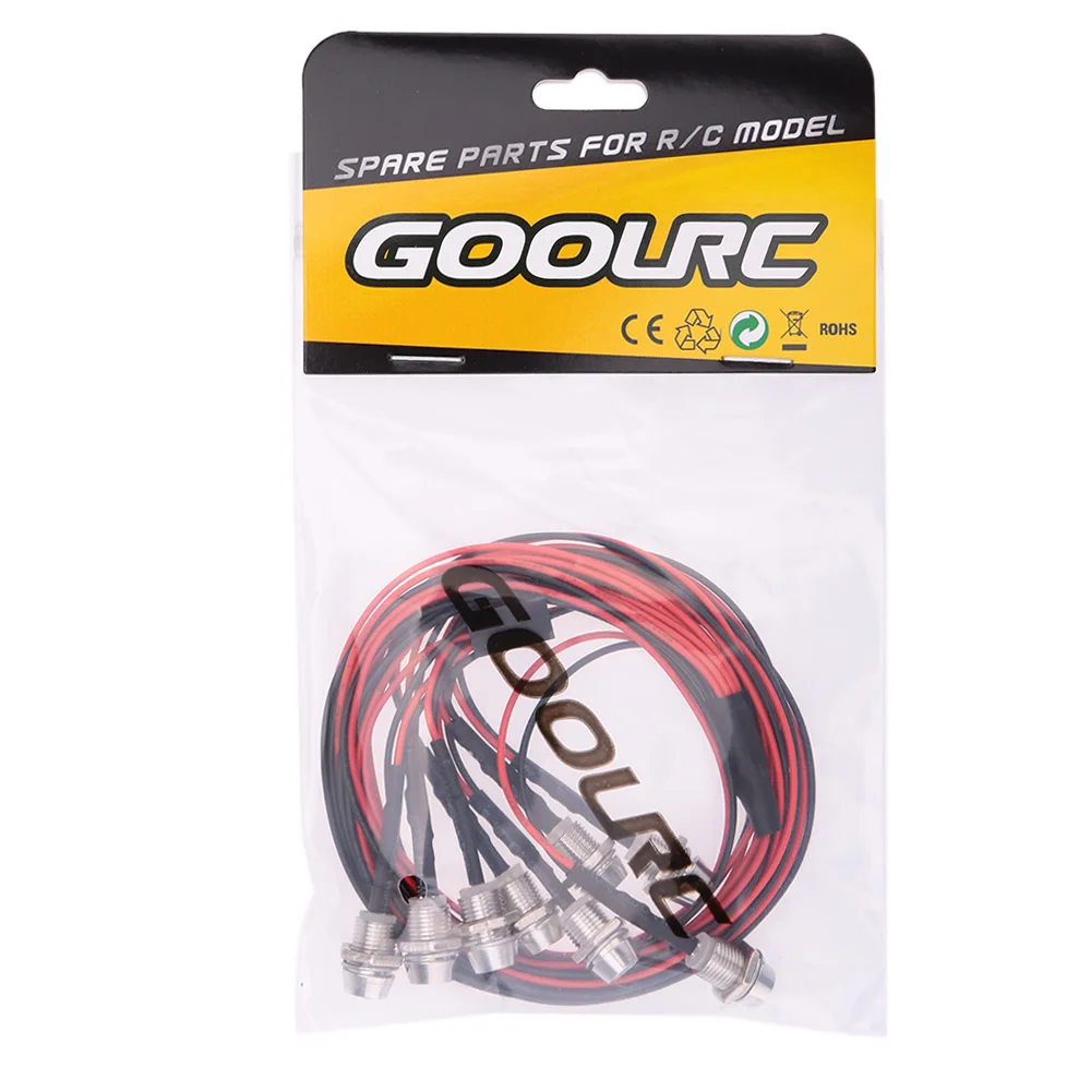 Обновленные детсветильник для радиоуправляемых автомобилей GoolRC 8 светодиодов 5