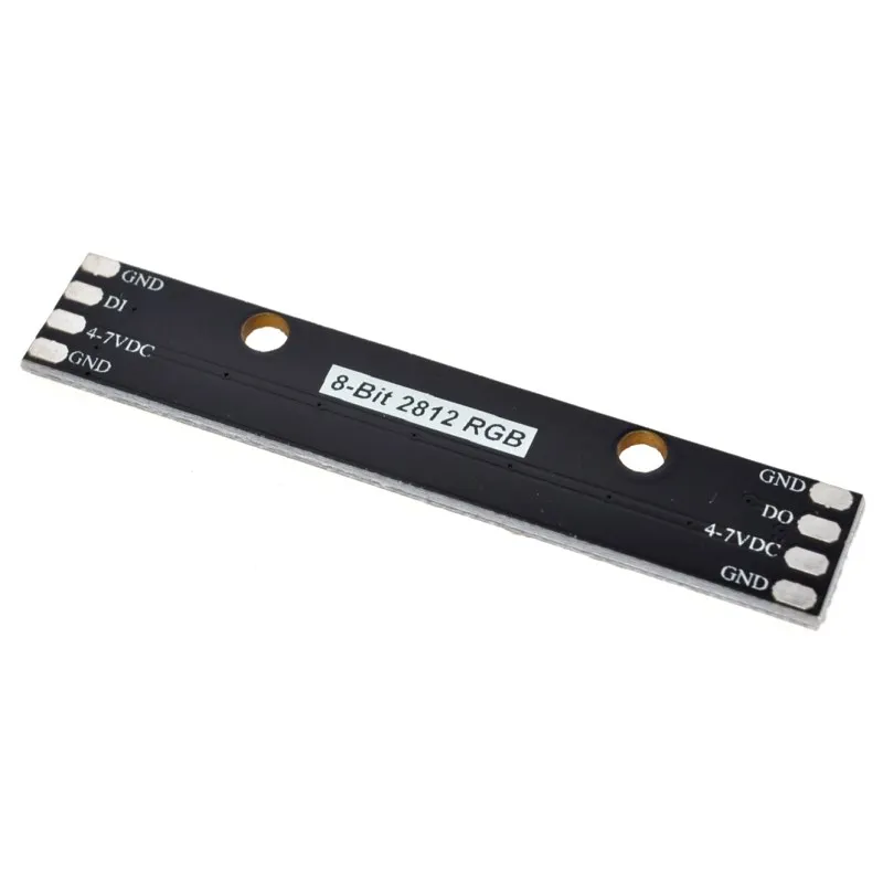 Светодиодный светильник WS2812 8 каналов 5050 RGB встроенный полноцветный макетная