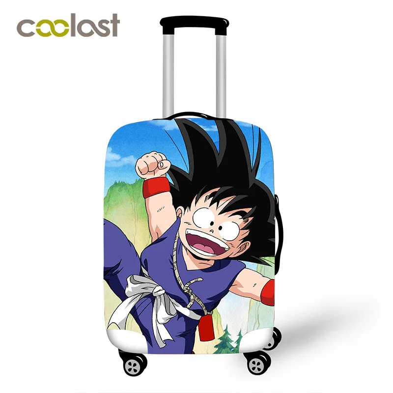 Dragon Ball чемодан защитные чехлы эластичный Saiyan Goku Vegeta багажный чехол для 18-32 дюймов Сумка для путешествий аксессуары для путешествий - Цвет: XT QLZ12