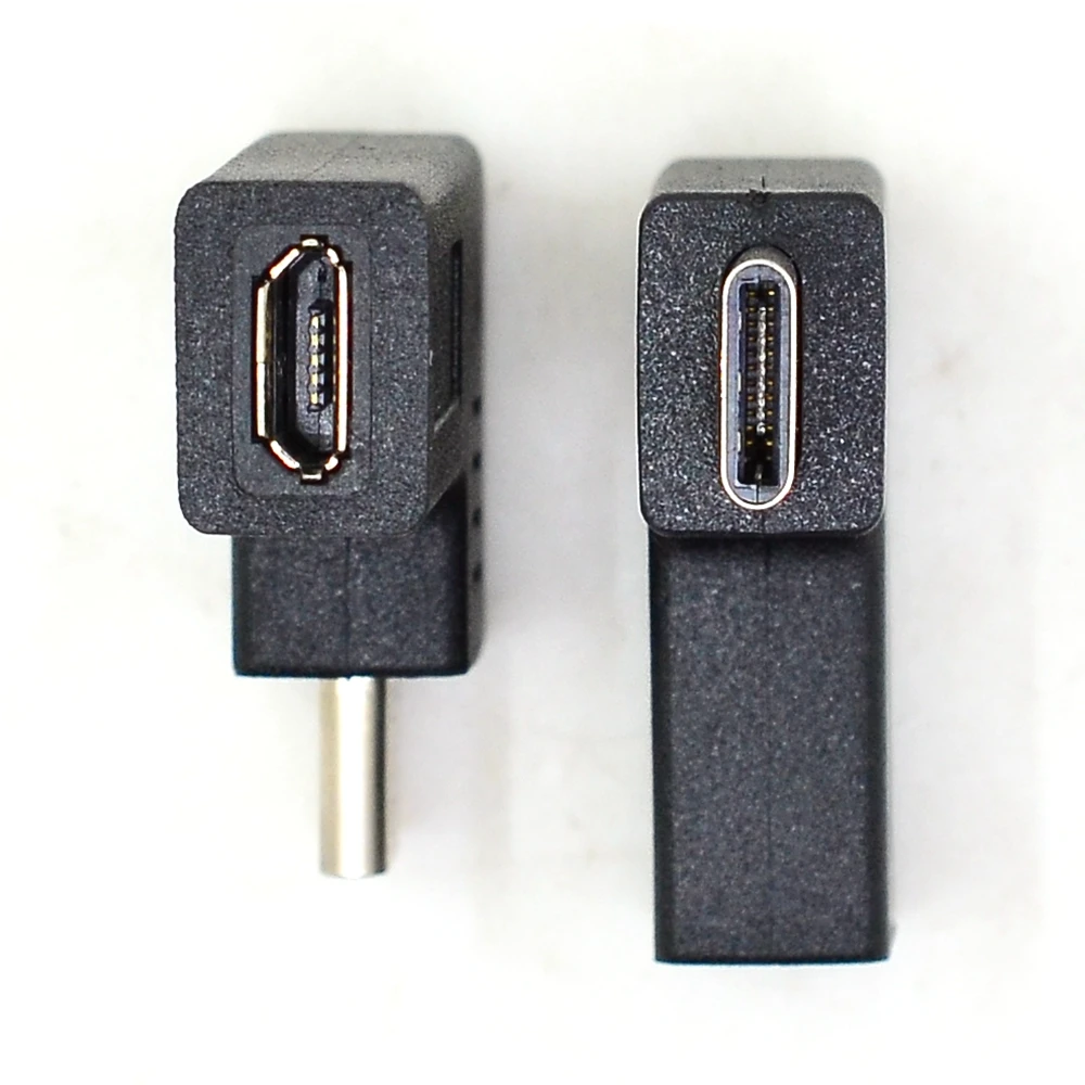 Угловой Универсальный USB 3. 0 Type C Штекерный разъем к микро гнездовому конвертеру