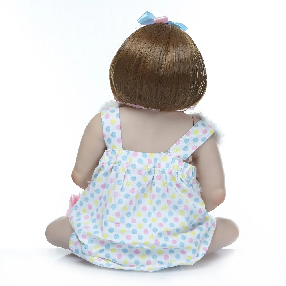 NPK 23 дюймов boneca reborn baby doll полное виниловое тело кукла рисунок Виктории реалистичные настоящая коллекция brinquedo