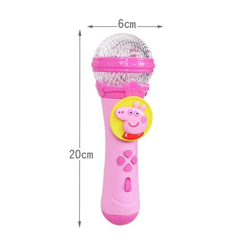 Детский микрофон Peppa Pig Детская поющая игрушка музыка караоке усиленные игрушки