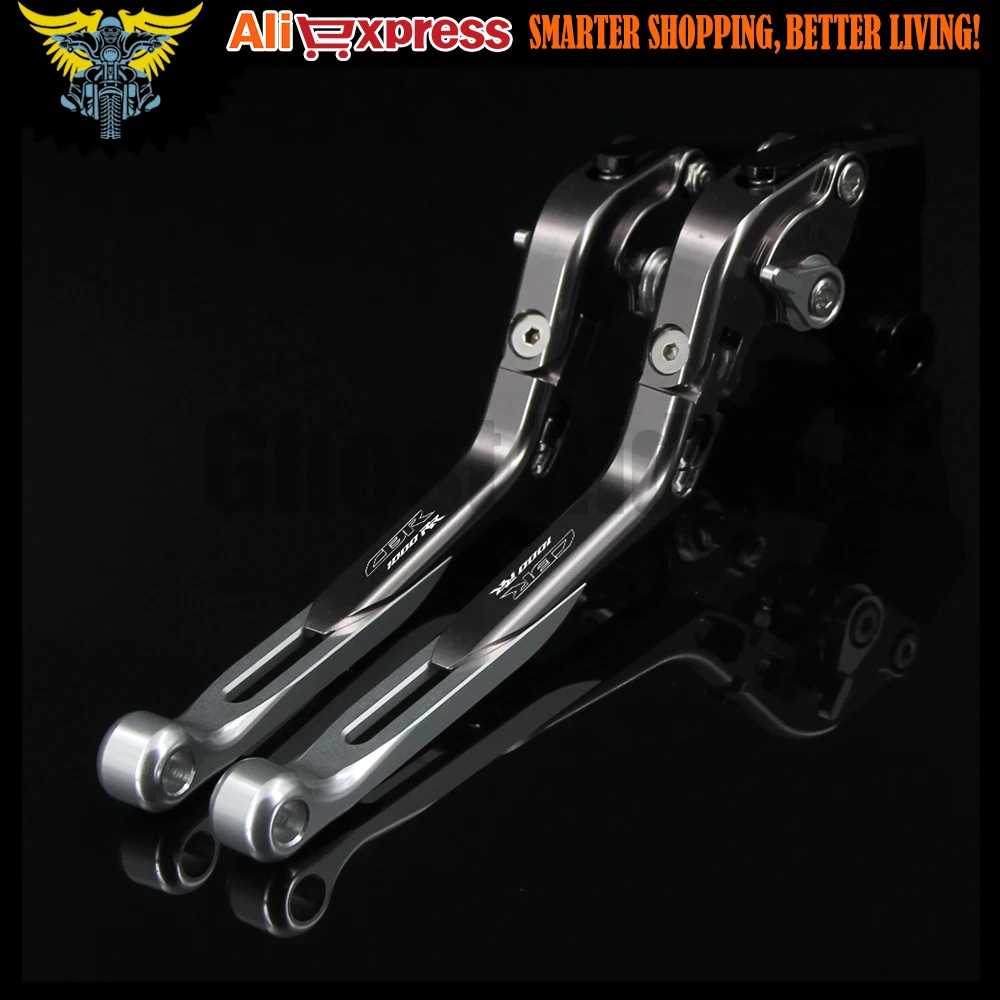С логотипом (CBR1000RR) для Honda CBR1000RR / FIREBLADE 2004 2005 2006 2007 CNC Складные Выдвижные рычаги