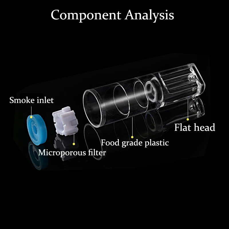 Одноразовые фильтры для сигарет 100 шт./коркор. одноразовый мундштук подарок