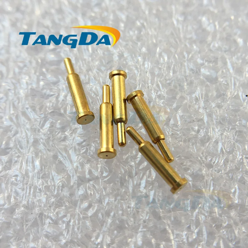 Tangda 1000 шт. 2*8 5 мм D пружинный зонд PCB тестовый штырь Высокоточный направляющий