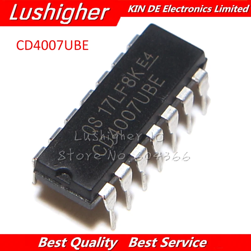 10 шт. CD4007UBE DIP CD4007 DIP14 CD4007BE|Интегральные схемы| |