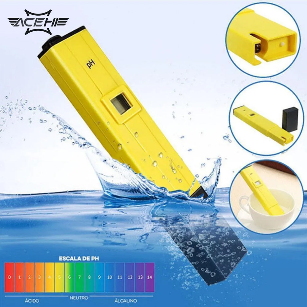 Цифровой ЖК дисплей рН метр TDS цифровой тестер карманная ручка для Аквариума